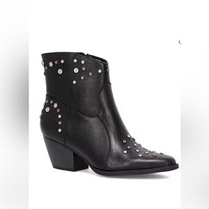 Frye and Co. Synclair Stacked Heel Cowboy Boots Size 7 NEW